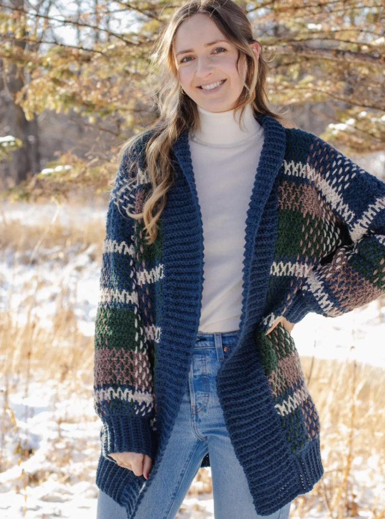 Crochet Christmas Cardigan Pattern